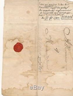 Military Anne Jules De Noailles Marshal Of France Autograph Letter Signed
