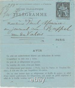 Mounet-sully Signed Autograph Letter To Paul Meurice