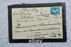 Mrs. CATULLE-MENDES autograph letters handwritten & signed