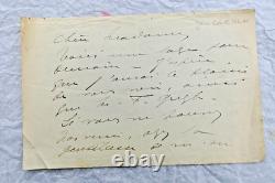 Mrs. CATULLE-MENDES autograph letters handwritten & signed