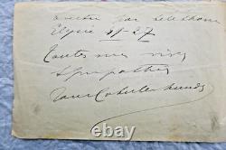 Mrs. CATULLE-MENDES autograph letters handwritten & signed