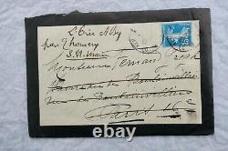 Mrs. CATULLE-MENDES handwritten and signed autograph letters