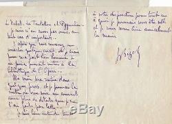 Music Jacques Bizet Son Georges Bizet Autograph Letter Signed Halevy