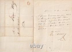 My dear Victor. Autograph letter signed by ALEXANDRE DUMAS to VICTOR HUGO