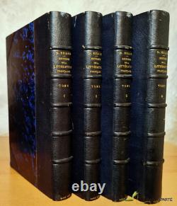 NISARD History of French Literature + signed autograph letter