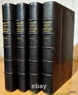 NISARD History of French Literature + signed autograph letter