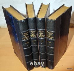 NISARD History of French Literature + signed autograph letter