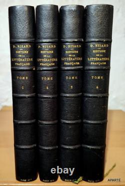 NISARD History of French Literature + signed autograph letter