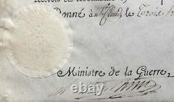Napoleon Bonaparte Document / Signed Letter Patent Captain 1803