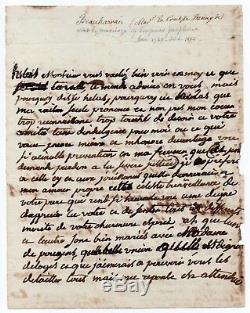 Napoleon Fanny Beauharnais Autograph Letter Signed S. L. N. D
