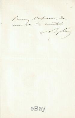 Napoleon III Important Autograph Letter Signed Secularism 1860