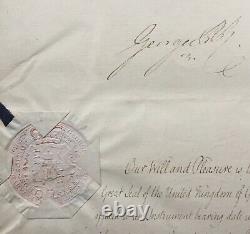 Napoleon I Vienna Congress King George IV Document / Signed Letter 1818