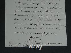 Napoleon Jerome Bonaparte Autographed Letter Signed to his Sister Mathilde, 1875