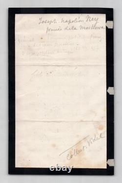 Napoleon Joseph Ney Autographed Letter Signed Napoleon Joseph Ney Autographed Letter Signed