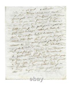 Napoleon Marshal Davout / Signed Autographed Letter / Eylau / Russia / Poland