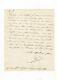 Napoleon / Signed Letter To Eugene De Beauharnais (1809) / Divorce With Josephine