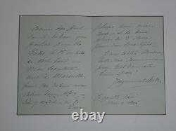Nélie Jacquemart Painter Collection of 8 signed autograph letters