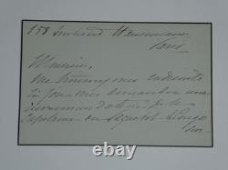 Nélie Jacquemart Painter Collection of 8 signed autograph letters