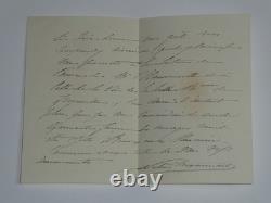Nélie Jacquemart Painter Collection of 8 signed autograph letters