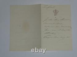 Nélie Jacquemart Painter Collection of 8 signed autograph letters