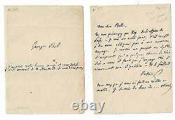 Nerval Signed Autography Letter? Georges Bell Manuscrit 1853