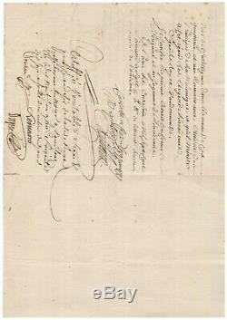 Nicolas De Condorcet / Signed Letter (1777) / Académie Des Sciences