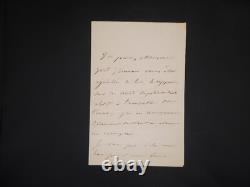 Nicolas OUDINOT (1791-1863) Signed Autograph Letter Empire