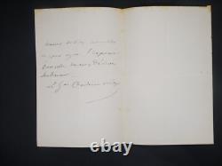 Nicolas OUDINOT (1791-1863) Signed Autograph Letter Empire
