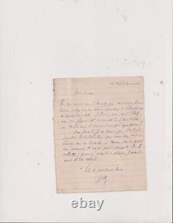 November 9, 1900. Willy. Signed autograph letter. Colette. Fernand Gregh. Rare++