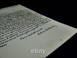 Octave Mirbeau autograph letter signed, The Book of Life, 1890
