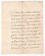 On Fleuriau Armenonville / Signed Letter (1718) / Regency / Louis Xv / Autograph