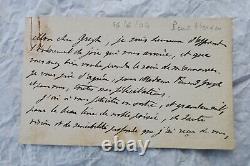 PAUL HERVIEU letters & handwritten autographed cards
