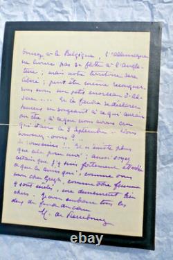 PAUL HERVIEU letters & handwritten signed cards