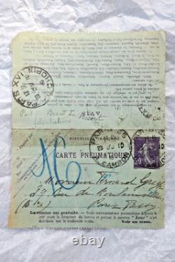 PAUL HERVIEU letters & handwritten signed cards