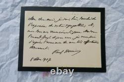 PAUL HERVIEU letters & handwritten signed cards