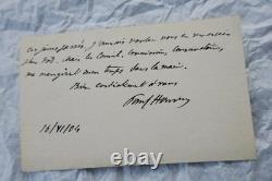 PAUL HERVIEU letters & handwritten signed cards