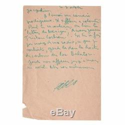 Pablo Neruda 7 Beautiful Letters Signed Autographs, Drawings And Collages
