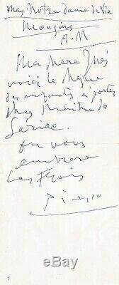 Pablo Picasso Autograph Letter Signed Ines Sassier