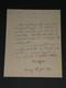 Pascal Dagnan-bouveret, Painter &ndash; Signed Autograph Letter To Mr. Royer, Ormoy, 1893