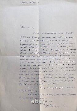 Patrice Chéreau Autographed Letter Signed Muni Peer Gynt Henrik Ibsen 1980 #15