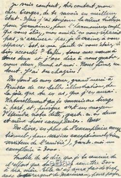 Paul Eluard / Autograph Letter Signed G. Hugnet / Picasso, The Goat Sheet