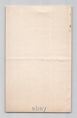 Paul Meurice Autographed Letter Signed Henri Demesse Press & Literature