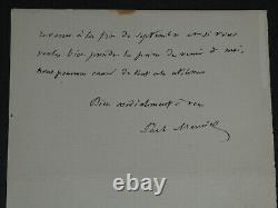 Paul Meurice Autographed Signed Letter