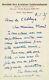 Paul Signac Autographed Letter To Claude Monet Regarding The Water Lilies. 1925