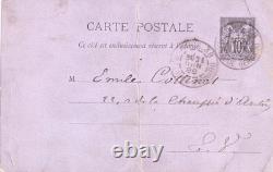 Paul VERLAINE Autograph letter signed 1888 Royer-Collard Street