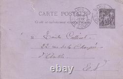 Paul VERLAINE Autograph letter signed Verlaine relapse 1889