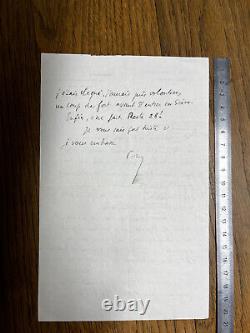 Paul Valery, Beautiful Autograph Letter Signed, Years 30