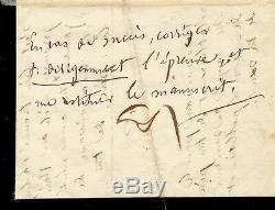 Paul Verlaine Autograph Letter Signed. The Publication Of His Verses. August 1868
