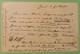 Paul Verlaine Autograph Signed Letter Card, 1888, Rue Royer-collard