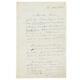 Paul Verlaine's Amusing Autographed Letter Signed To His Publisher Léon Vanier